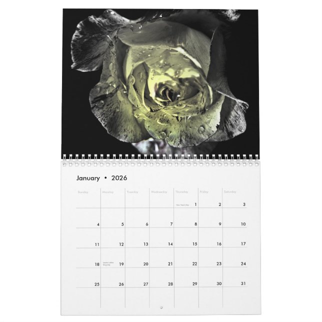Rosas del Calendario 2015 impreso para personaliza (Jan 2026)