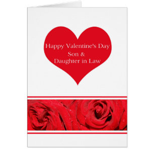 Rosas del Día de San Valentín: Hijo y esposa