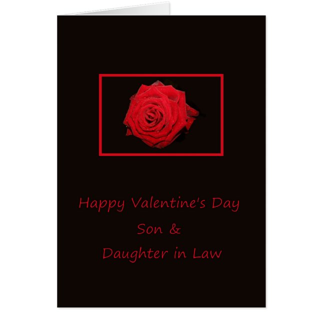 Rosas del Día de San Valentín: Hijo y esposa (Frente)