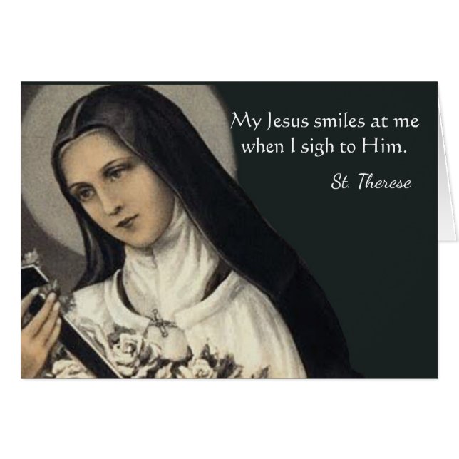 Rosas del St. Teresa la pequeña flor (Anverso (Horizontal))