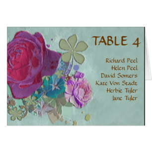 Rosas del vintage que casan el asiento de la tabla