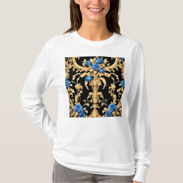 Rosas desagradables con camiseta de manga larga