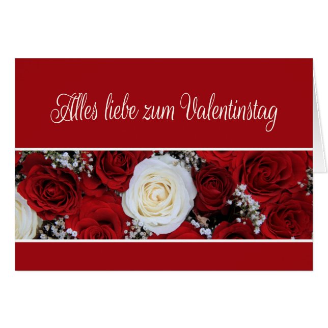 Rosas El día de San Valentín de Alemania (Anverso (Horizontal))