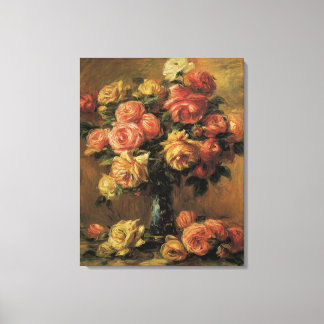 Rosas en un jarrón de Pierre Renoir, Arte fino vin