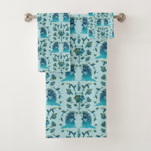 Rosas en un parche áspero Aqua