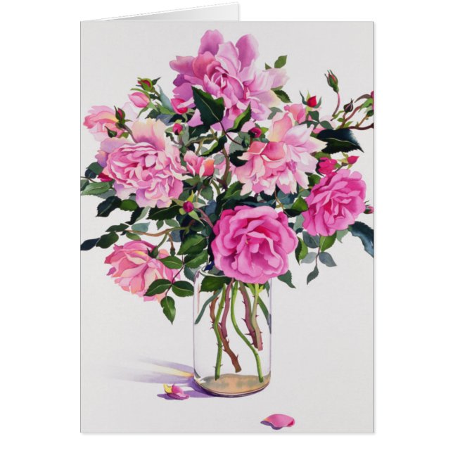 Rosas en un tarro de cristal (Frente)