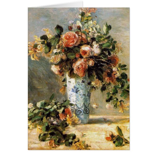 Rosas en un Vase Circa 1881 (Frente)