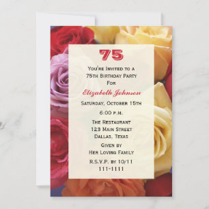 Rosas espléndidos 75ª invitación a la fiesta de cu