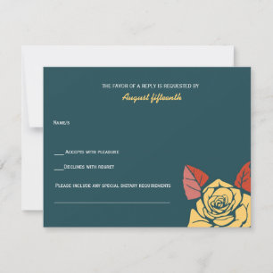Rosas exóticos - Tarjetas RSVP