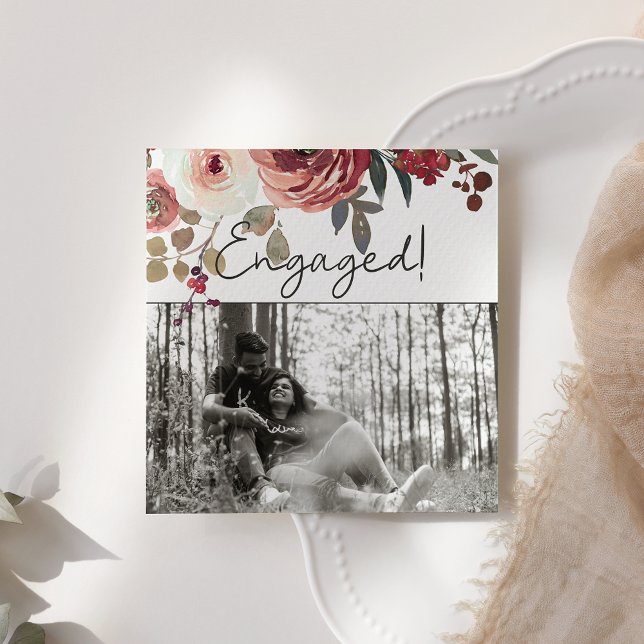 Rosas florales rojos de Rubor añaden compromiso fo (Subido por el creador)