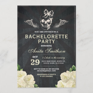 Rosas Flores Invitación Fiesta de Soltera de Hallo
