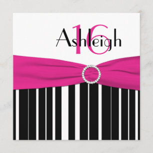 Rosas fuertes, negro, décimosexto invitación del