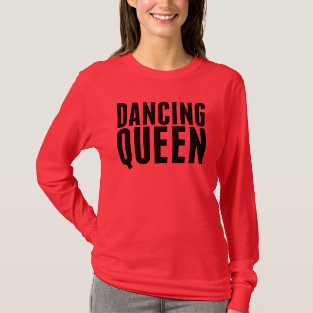 Rosas fuertes que bailan de camiseta del hombro (Anverso)