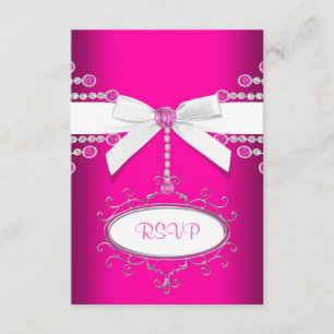Rosas fuertes Quinceanera RSVP del arco de los
