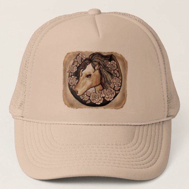 Rosas Gorra de caballos (Anverso)
