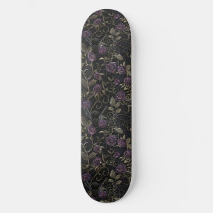 Rosas Góticos Black Purple y Skateboard Spiders
