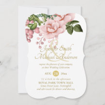 Rosas indulgentes Rubor Pink Gold Boda Bouquet