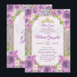 Rosas Lilac México 15ª invitación de cumpleaños 1<br><div class="desc">Rosas Lilac México Invitación a los 15 Años 1 Mis Quince Anos,  15 Años, </div>