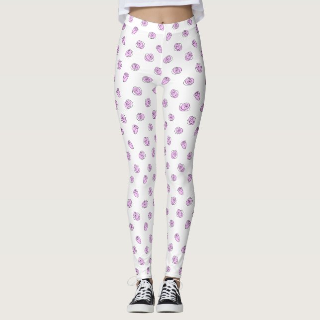 Rosas Lilac Multi Leggings (Anverso)
