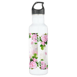 Rosas modernas: Botella de agua de acero inoxidabl