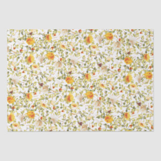 Rosas naranjas Papel de té inspirado en Victoria