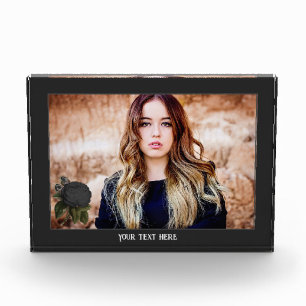 Rosas Negras Foto Personalizada Gótica Vintage