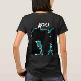 Rosas negros blusa camiseta