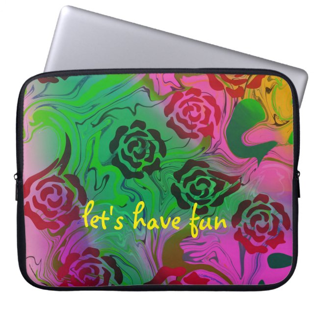 rosas negros resumen Bolsa electrónica (Frente)