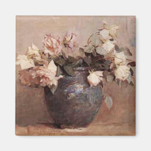 Rosas pálidos - imán