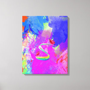 Rosas perdidos de impresión de lienzo estirados