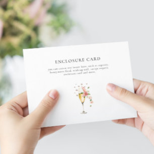 Rosas Perladas y Prosecco Invitación Personalizada