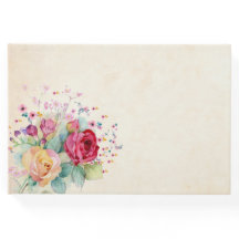 Rosas Personalizables - Libro de Invitados