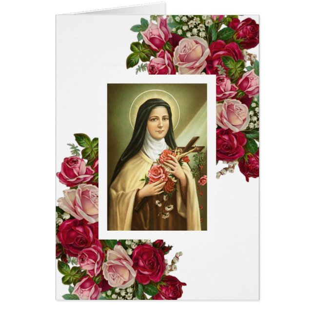 Rosas religiosos de St. Therese Carmelite Nun (Frente)