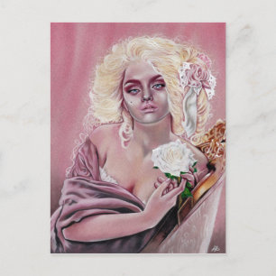 Rosas Rococo Hermosa postal chica