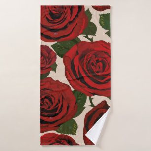 Rosas rojas. El fondo floral sin remedio.