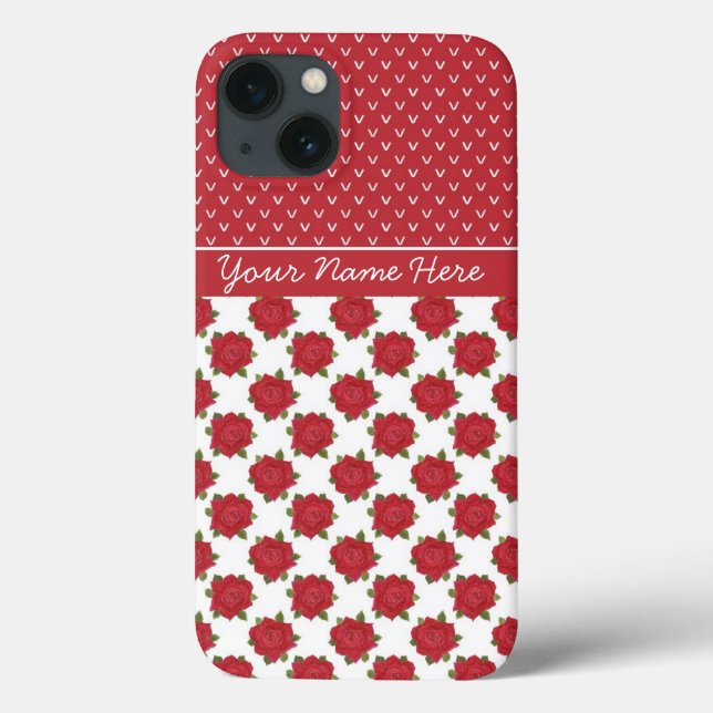 Rosas rojas en el Funda de iPhone 6 Xtreme Persona (Reverso)