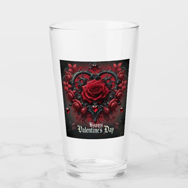 Rosas rojas góticas día de San Valentín (Anverso)