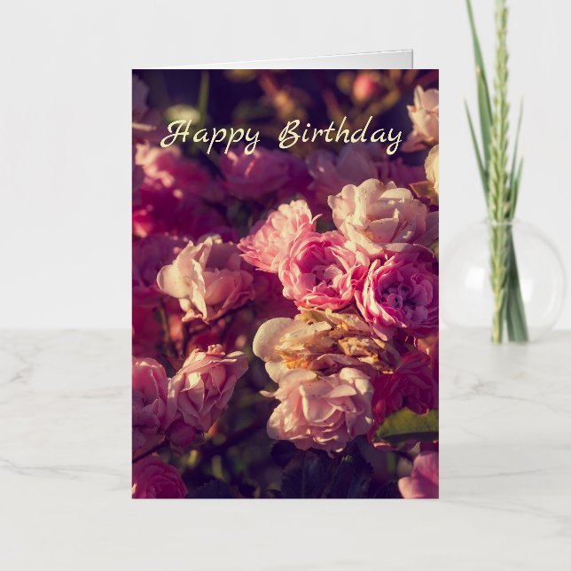 Rosas rojas personalizadas (Anverso)