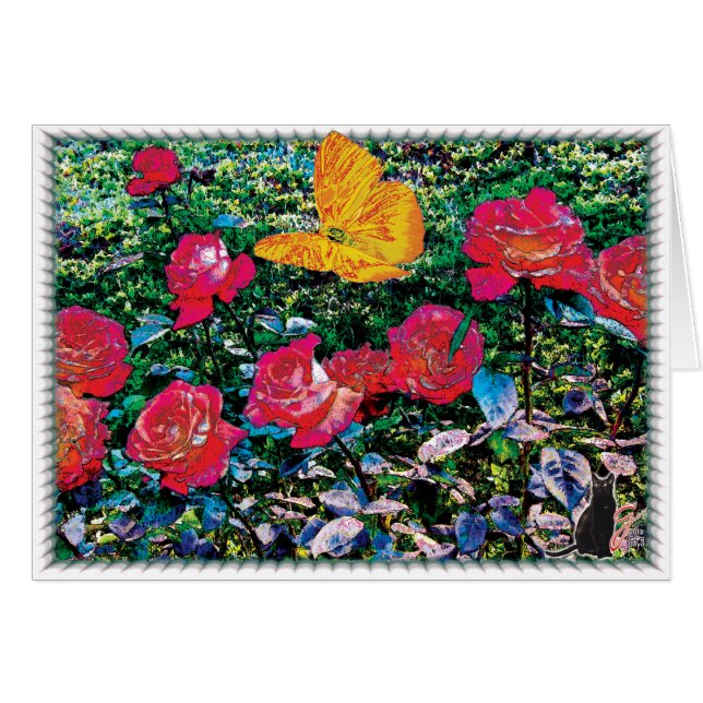 Rosas rojos de los rosas rojos (Anverso (Horizontal))