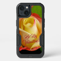 Rosas románticas de San Valentín amarillas y rosas