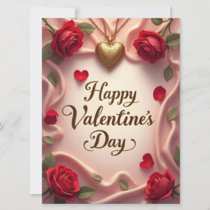 Rosas románticas y diseño de San Valentín del cora
