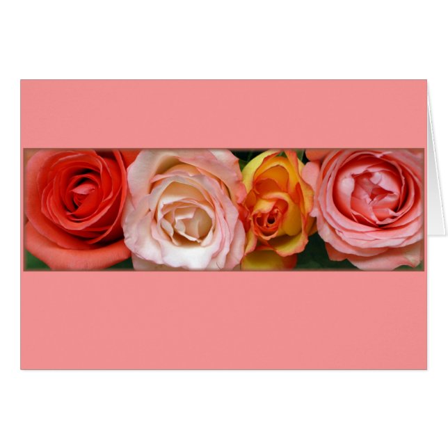 "Rosas rosas rosas y amarillas" (Anverso (Horizontal))