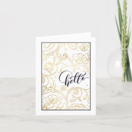 Rosas salvajes doblados tarjetas de felicitación