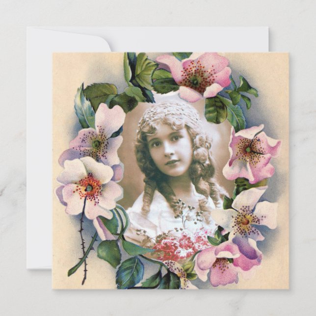 Rosas SALVAJES DULCE PLANTILLA FOTOGRÁFICA 16 (Anverso)