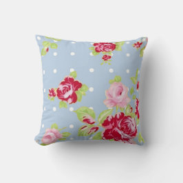 Rosas Sobre La Almohada Azul