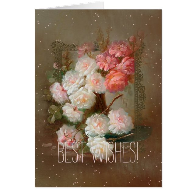 ROSAS - Tarjeta de felicitación (Frente)