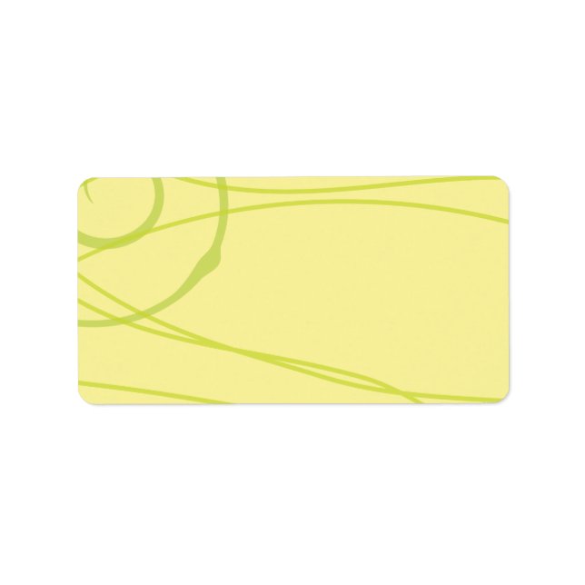 Rosas transparentes Etiqueta de dirección de devol (Frente)