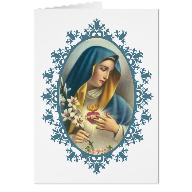 Rosas tristes del lirio del corazón del Virgen (Frente)