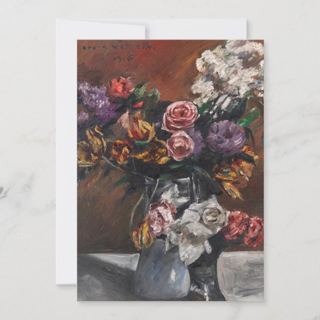 Rosas, tulipanes y lilacs | Lovis Corinth (Anverso)