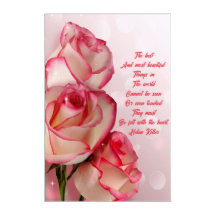 Rosas Two Tone Helen Keller Cita Arte Acrílico
